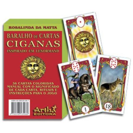 BARALHO DE CARTAS CIGANAS ROSALINDA DA MATA 36 CARTAS