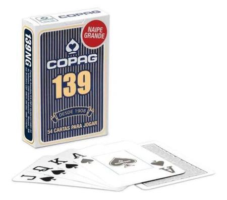 Jogo de Cartas Baralho Truco Poker Copag 139 - Cubo Store