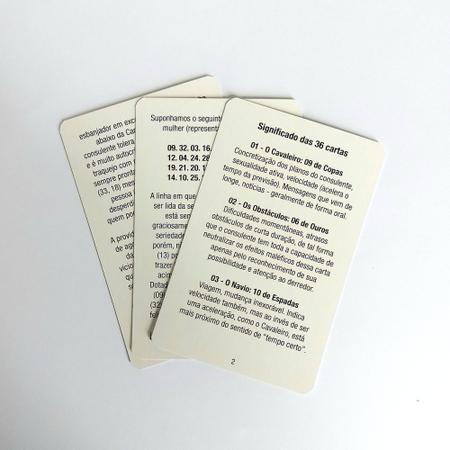 BARALHO TAROT COPAG PARA VER A SORTE 48 CARTAS, CIGANO