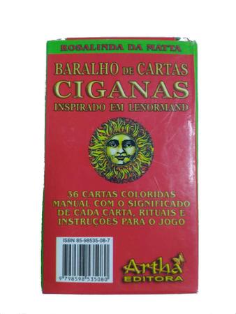 Taro Jogo De Carta Cigana Da Sorte Baralho Cigano 36 Cartas