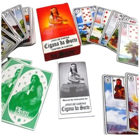 Baralho Jogo de Cartas Cigana da Sorte da Espanha - 36 Cartas