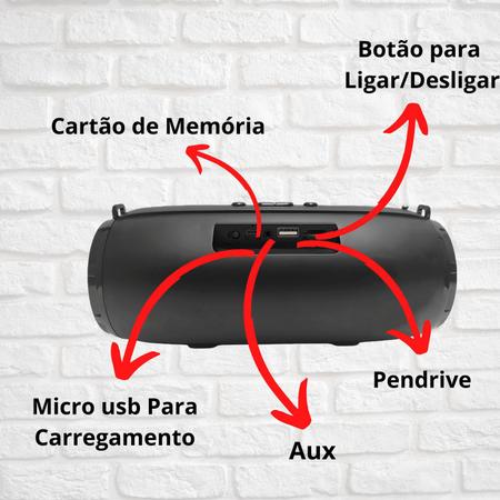 Baralho Duplo 100% Plástico 108 Cartas Prova D'Água Resistente Caixa  Caixinha De Som Portátil Bluetooth Mp3 Aux Sd Usb - SQ - Baralho - Magazine  Luiza