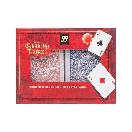 Jogos De Carta Uno + Baralho Duplo De Plástico Kit 2 Peças