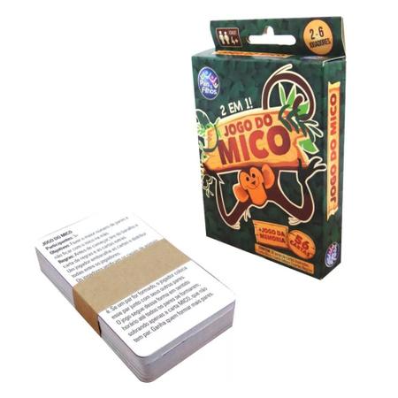 Jogo De Cartas Uno E Mico Jogo Infantil Educativo Original - Dupari