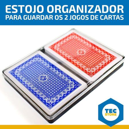 Baralho Jogos De Cartas 100% Plástico C/ 108 Cartas Original