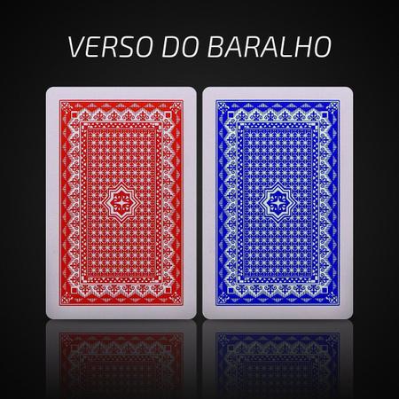 Jogo De Baralho 108 Cartas 100% Plastico Resistente