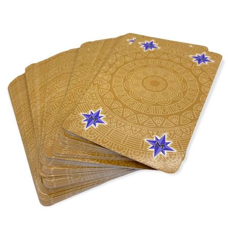 Baralho O Tarot do Dinheiro Dourado 78 cartas plastificado em