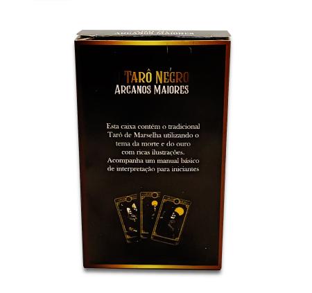 Imagem de Baralho O Tarot Negro 22 Cartas Arcanos Novo Autoexplicativo