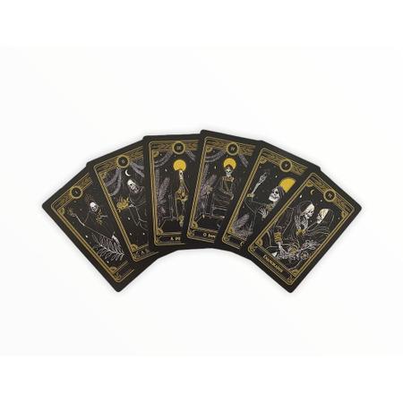 Baralho O Tarot Negro De Marselha Tarô 22 Cartas E Manual - Loja