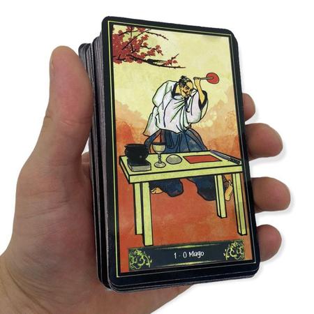 Baralho O Tarot do Dinheiro Dourado 78 cartas plastificado em