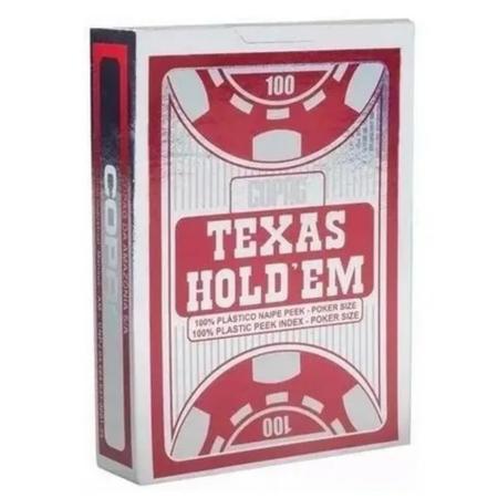 Jogo de Cartas Baralho Texas Poker - Mini71 na Web