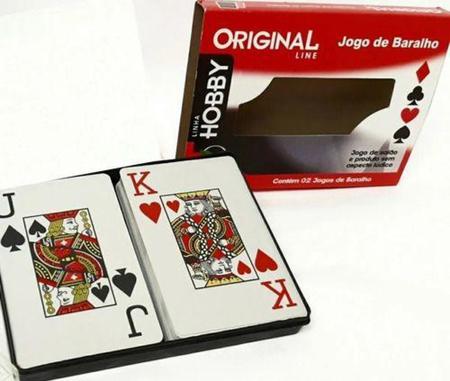 Jogo De Cartas Baralho Truco Plástico Com 104 Cartas Premium