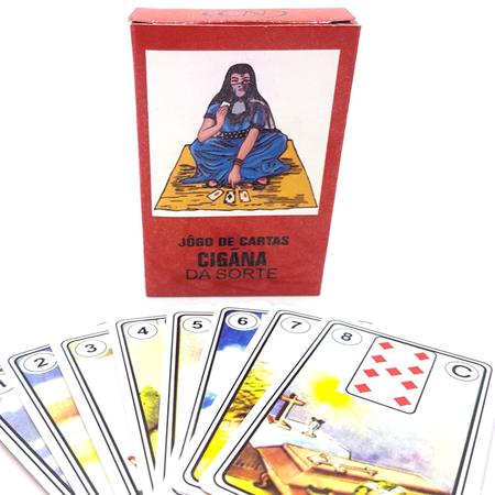 Jogo de cartas Cigana da sorte