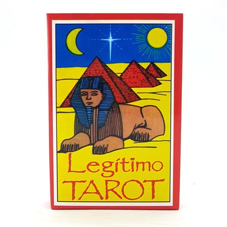 Imagem de Baralho Tarô Legítimo Tarot Egípcio 40 Cartas Manual e Caixa