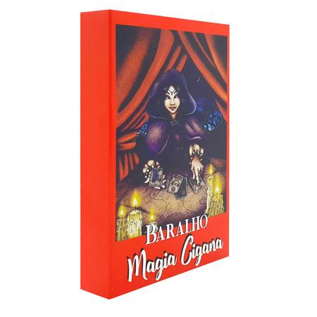 BARALHO MAGIA CIGANA - 36 CARTAS DECK TAROT E MANUAL COMPLETO