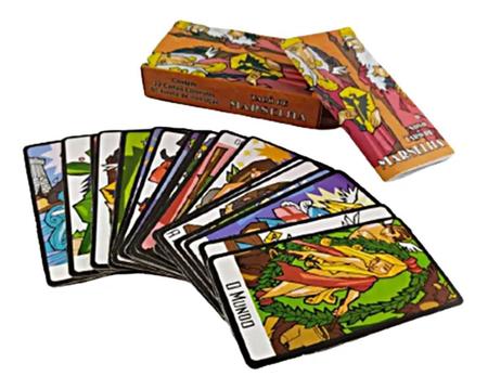 Baralho Taro Marselha 22 Cartas + 1 Livreto De Instruções - Decore Casa Imagem de Baralho Taro Marselha 22 Cartas + 1 Livreto De Instruções