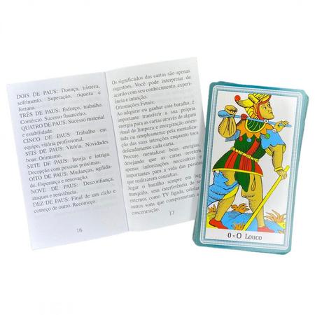 Imagem de Baralho Tarot de Marselha Completo e Plastificado 78 Cartas