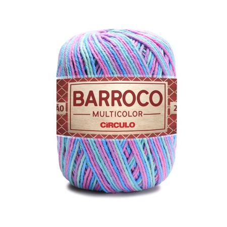 Imagem de Barbante Barroco Multicolor 400g Crochê Tricô