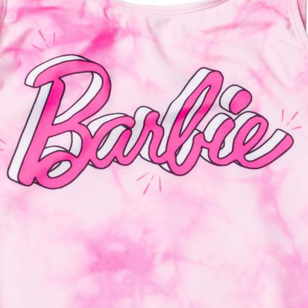 Barbie Big Girls One Piece Banho Terno Tie Dye Rosa 14-16 Imagem de Barbie Big Girls One Piece Banho Terno Tie Dye Rosa 14-16