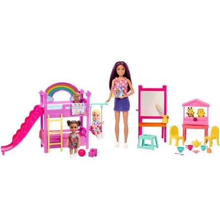 Conjunto Barbie Escola de Bebês Babá Mattel - Fátima Criança