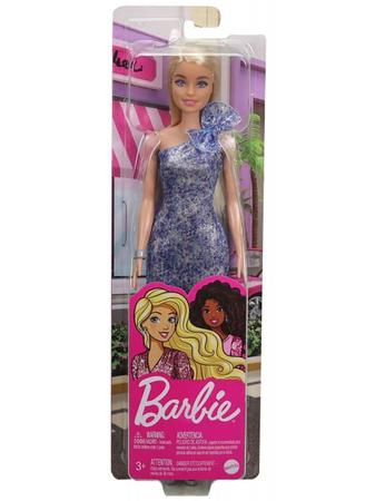 Boneca Barbie Vestido Glitter Loira T7580 - Original Mattel