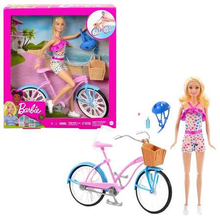 Imagem de Barbie Boneca Passeio De Bicicleta HBY28 2022 Mattel