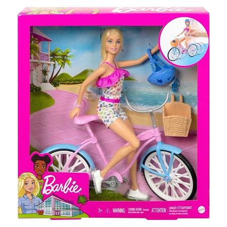 Imagem de Barbie Boneca Passeio De Bicicleta HBY28 2022 Mattel