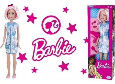 Boneca Tipo Barbie Com Roupa e Acessórios Brinquedo Infantil - Kids Think  big - Boneca Barbie - Magazine Luiza