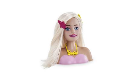 Boneca Barbie Busto Para Pentear e Maquiar Com Acessórios Salão De Beleza -  Pupee - Boneca Barbie - Magazine Luiza