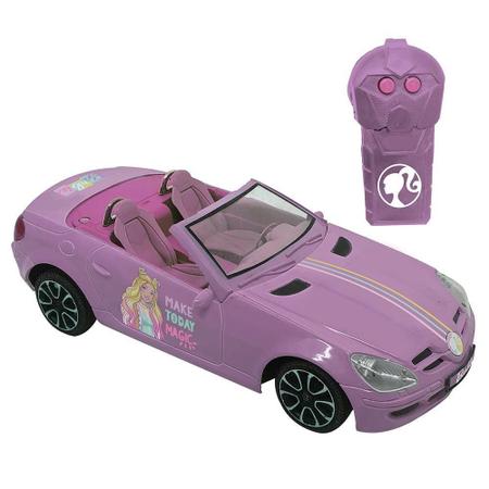 Carrinho de Controle Remoto Barbie - Fashion Driver - Candide