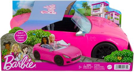 Carro Barbie com Boneca - Conversível Rosa - 2 Lugares - Mattel -  superlegalbrinquedos