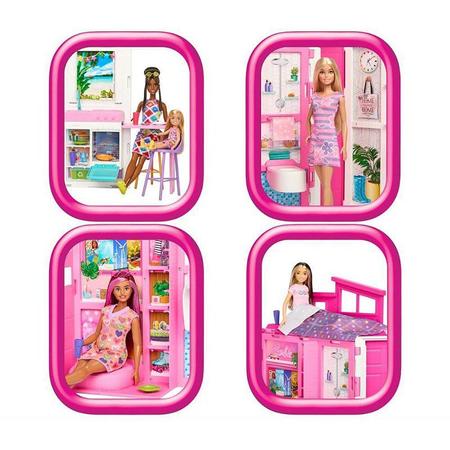 Imagem de Barbie Casa De Bonecas Glam Com Boneca - Mattel Hrj77