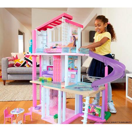 Barbie Casa dos Sonhos com Escorregador - Mattel - Casinha de Boneca -  Magazine Luiza