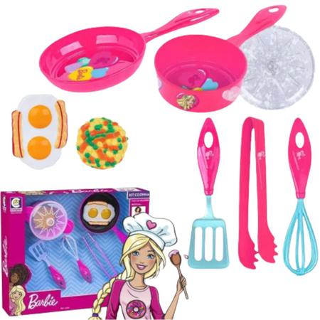 Kit Acessórios De Cozinha Para Boneca Barbie 33 Peças Miniaturas Jogo  Pratos Cumbucas Tigelas Bandejas Comida Rement