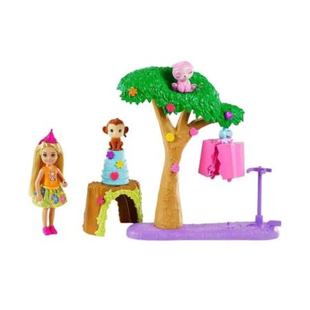 Imagem de Barbie Chelsea Festa na Selva The Lost Birthday GTM84 Mattel