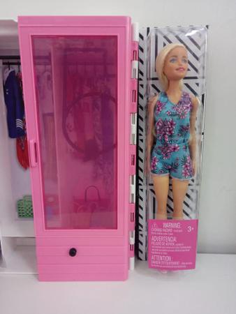 Boneca Barbie Fashion Novo Closet de Luxo com Boneca Mattel - Bebe