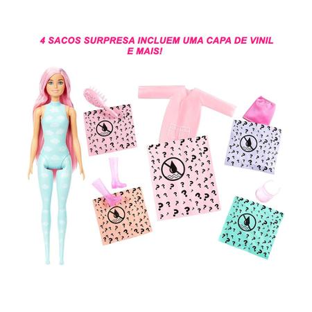 Barbie Cor Boneca Revelar Com 7 Surpresa: Água Revelares Da Olhar & Creates  Mudança De Na Cara Cabelo Do Bebê Casa De Jogo De Brinquedo De Presente De  Aniversário na Americanas Empresas