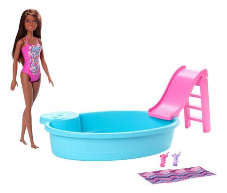 Compre Conjunto de roupas de natação rosa para barbie, conjunto de