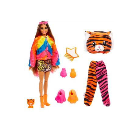 Barbie Cutie Reveal 10 Surpresas Selva Elefante HPK98 Mattel