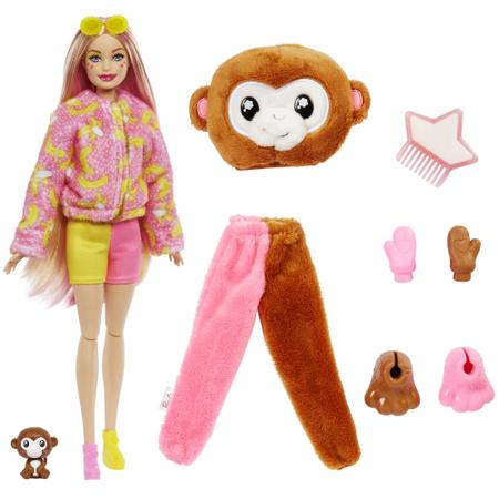 Barbie Cutie Reveal Boneca Série Selva Item Sortido – 1 Unidade