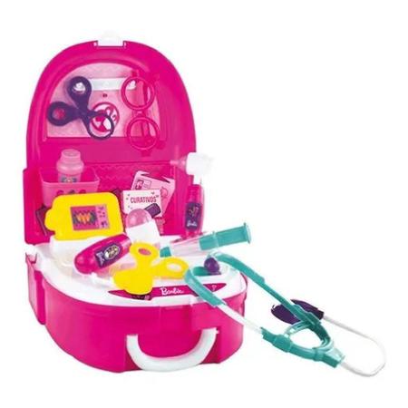 Imagem de Barbie Doutora Medica Mochila Com Acessórios F00629 - Fun