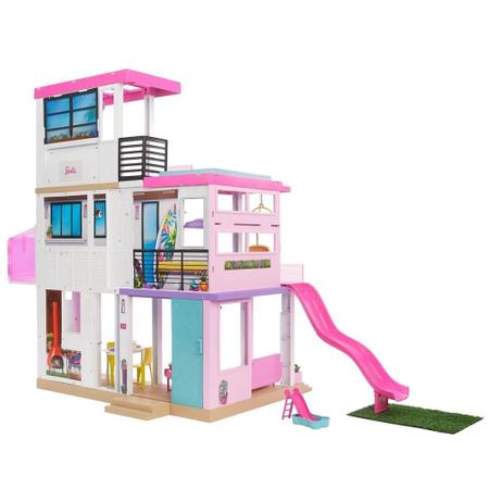 Casa Barbie Dreamhouse Pool Party Doll House Hmx10 - Mattel - Boneca Barbie  - Magazine Luiza