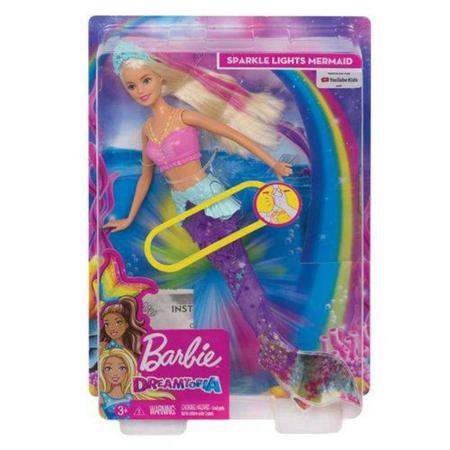 Imagem de Barbie Dreamtopia Sereia Com Luzes De Arco-íris (212595) - Mattel (1995)