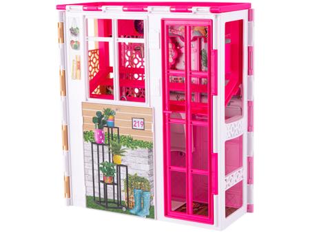 Barbie Casa 2 Andares glam Glamour com Boneca - Pirlimpimpim