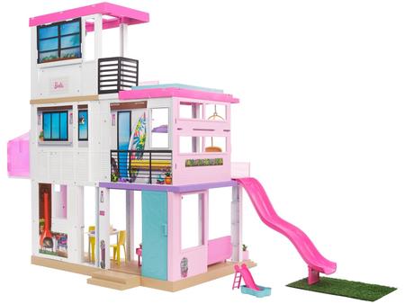 Barbie Estate Mega Casa Dos Sonhos 76cm - Mattel - Casinha de