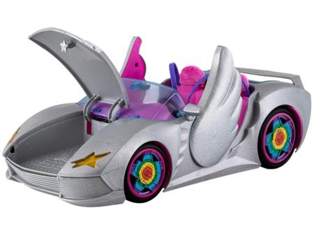 Barbie Extra - Carro Conversível - Prateado Brilhante - 16 cm