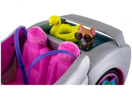 Barbie Extra - Carro Conversível - Prateado Brilhante - 16 cm