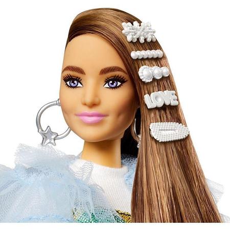 Boneca Barbie com Vestido Azul - Bumerang Brinquedos