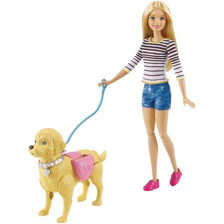 Imagem de Barbie Family Barbie Passeio com Cachor Mattel