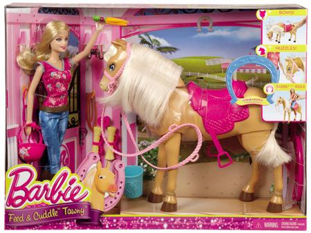 BARBIE FAMILY MATTEL COM CAVALO ARTICULADO EM BOM ESTAD